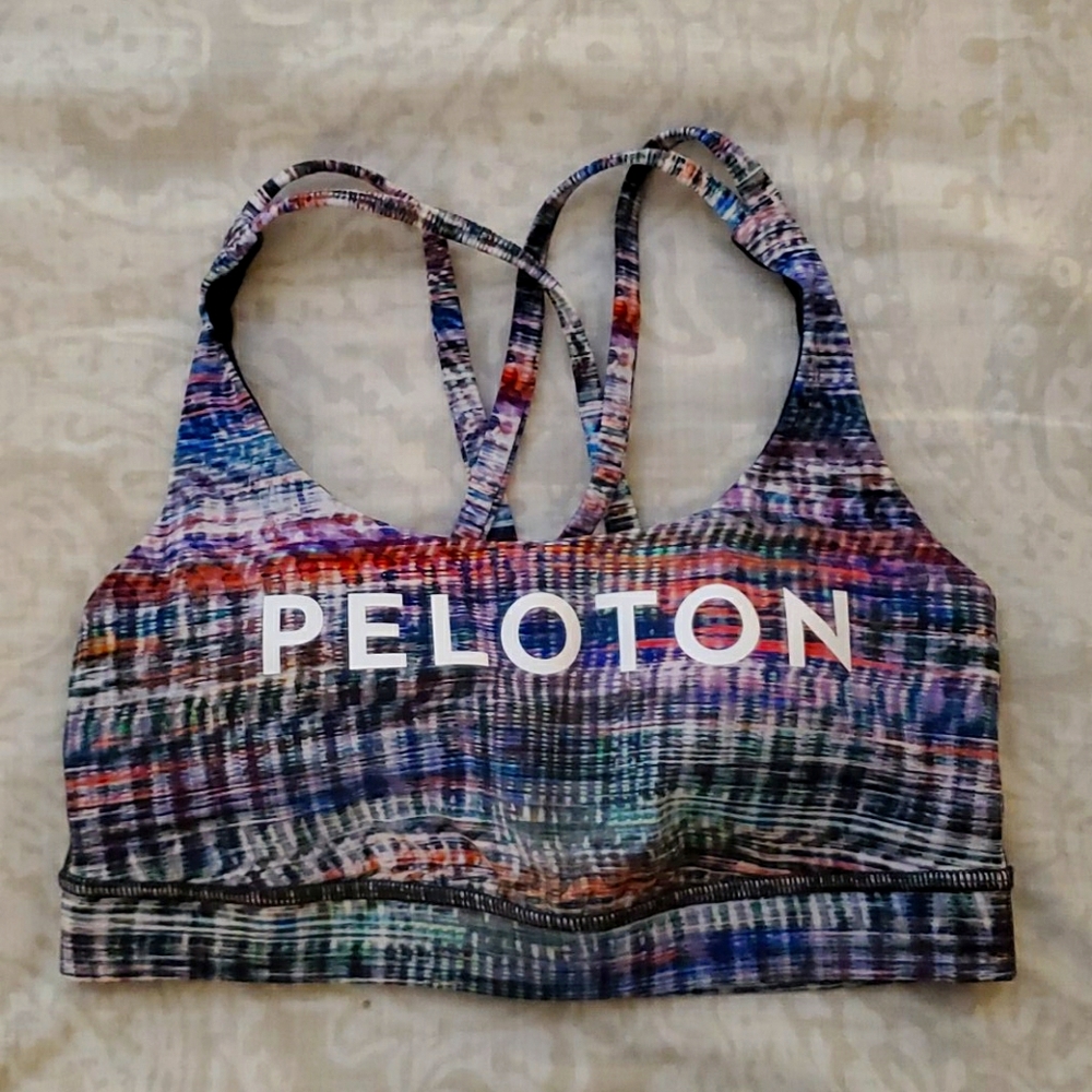Peloton Digital Oasis Lululemon Energy Sports Bra - Picture 1 of 1